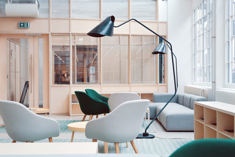 Bright, welcoming office interior